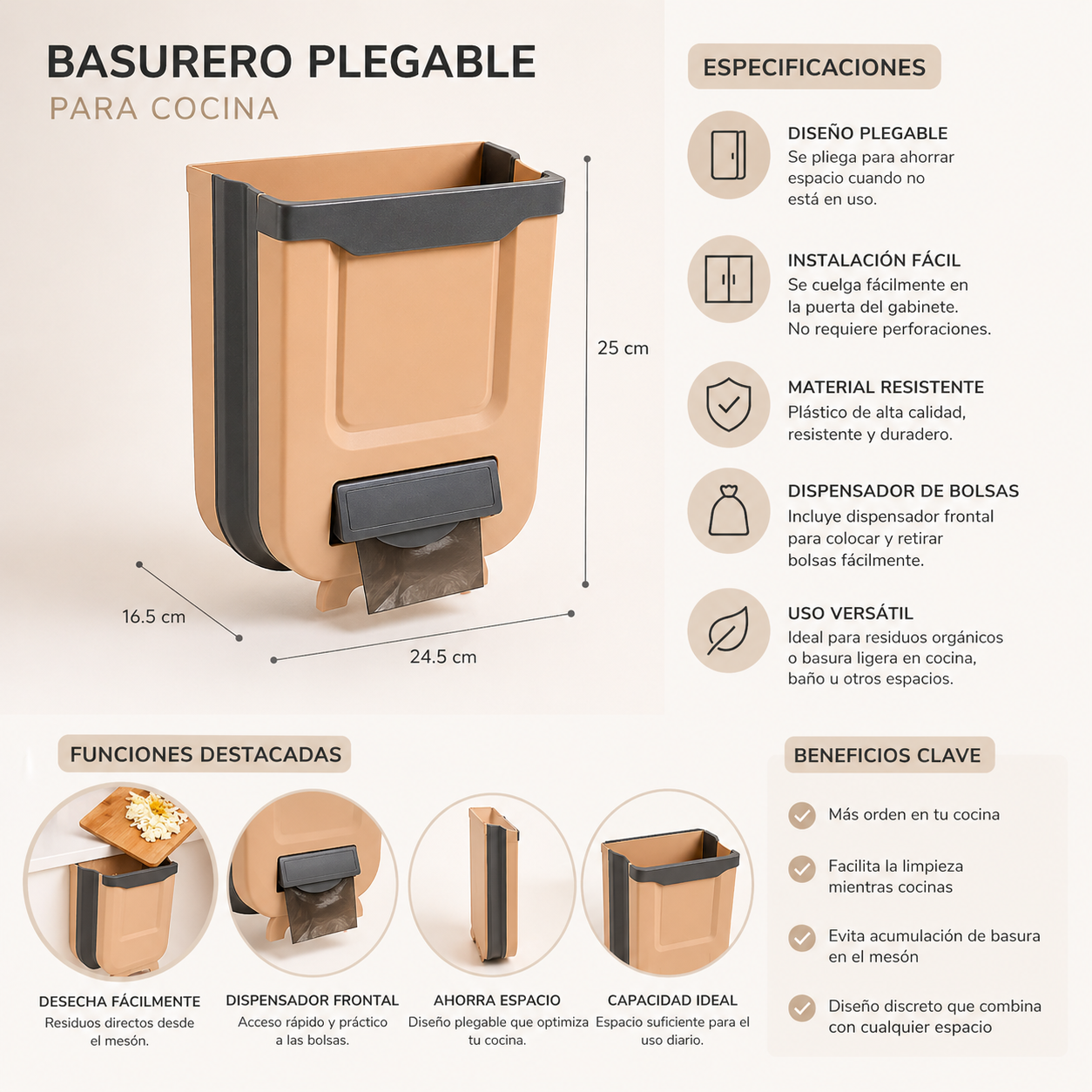 basurera portatil