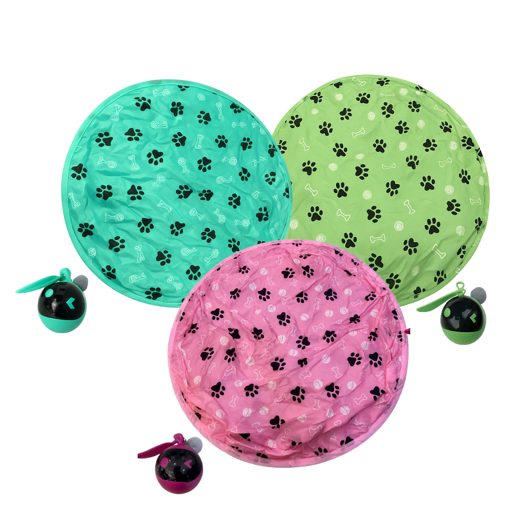 Tapete interactivo con esfera para gato