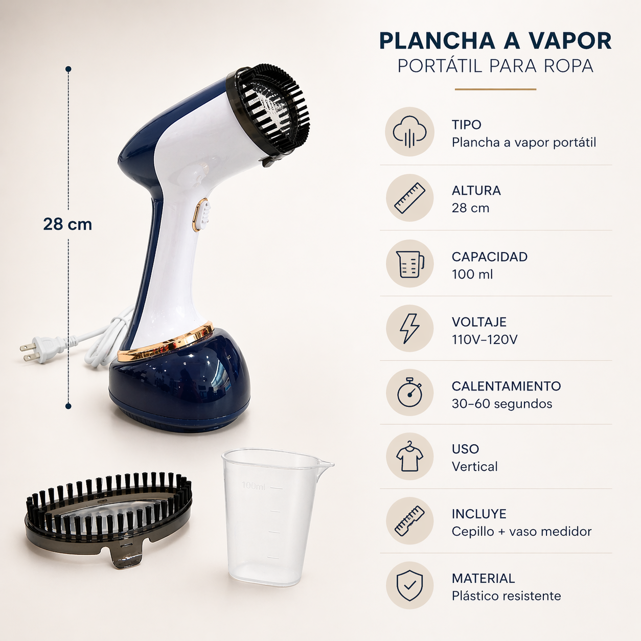 Plancha a vapor