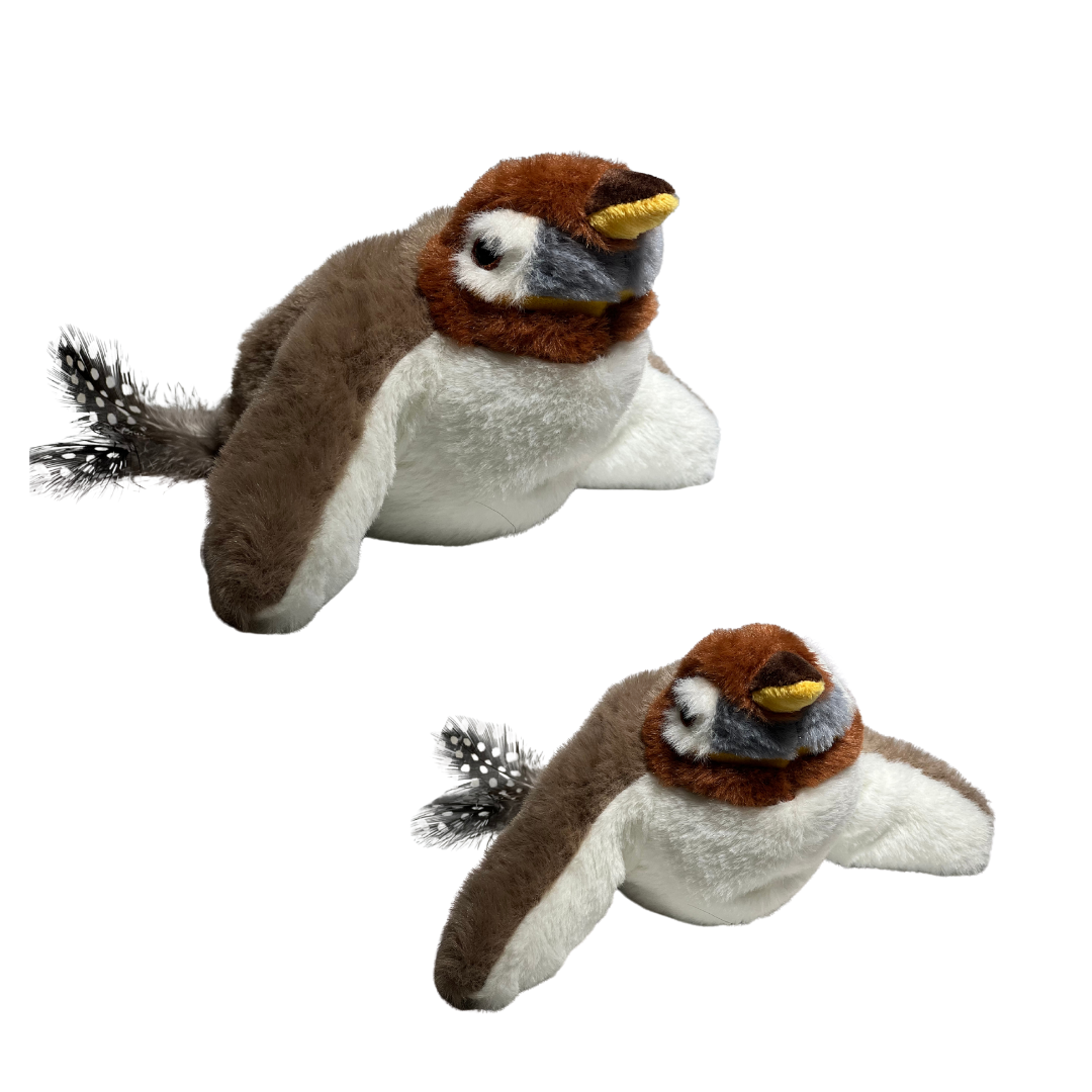 Juguete interactivo pajaro para mascotas