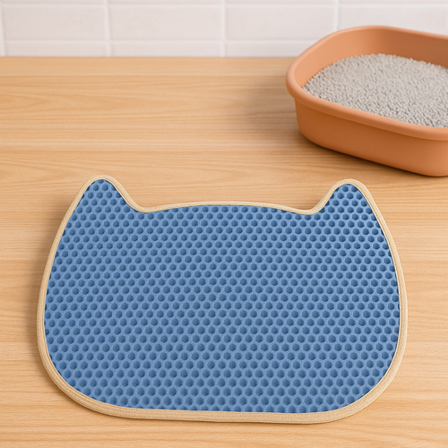 Tapete para arenero de gato