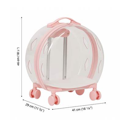 Maleta paseadora para mascotas