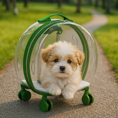 Maleta paseadora para mascotas