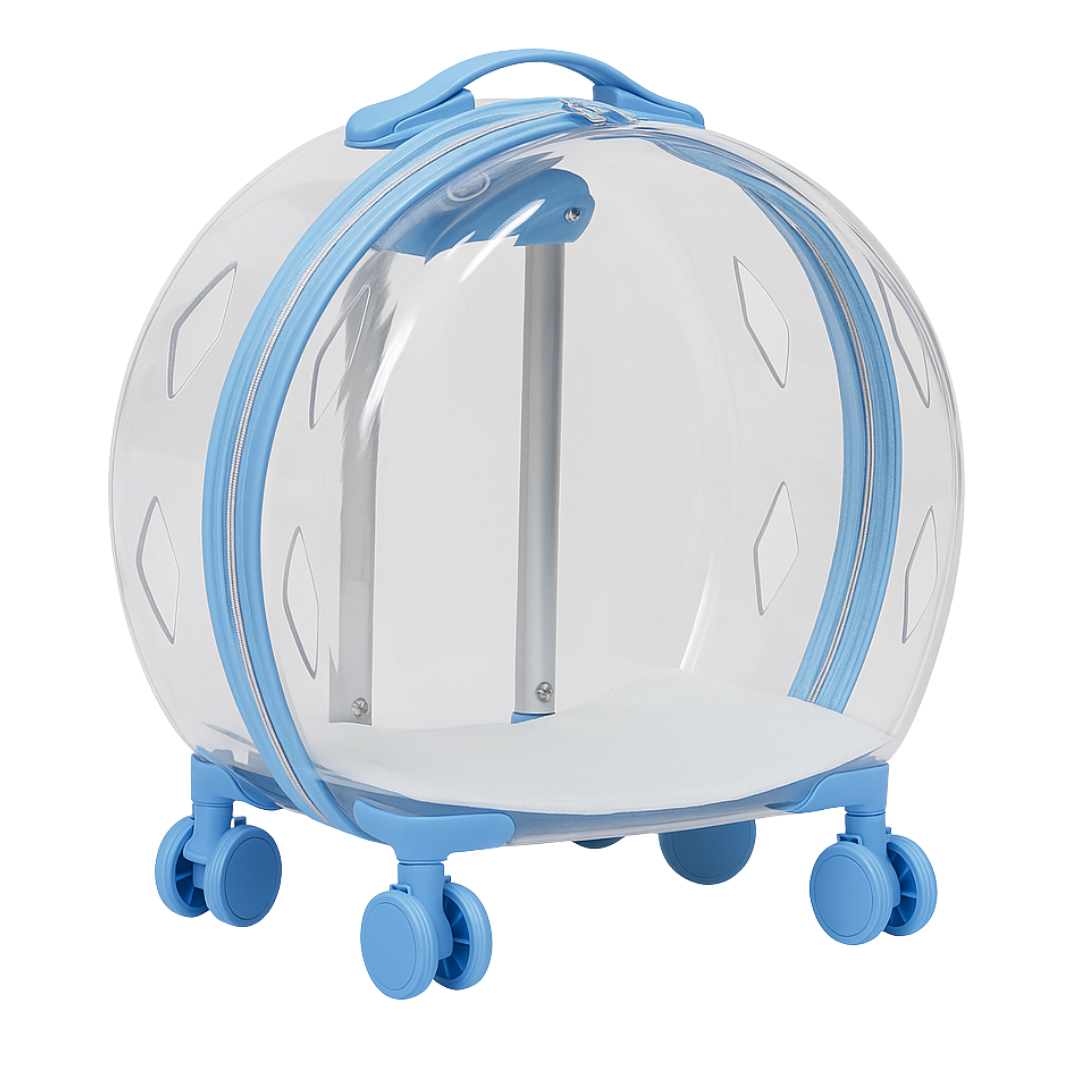 Maleta paseadora para mascotas