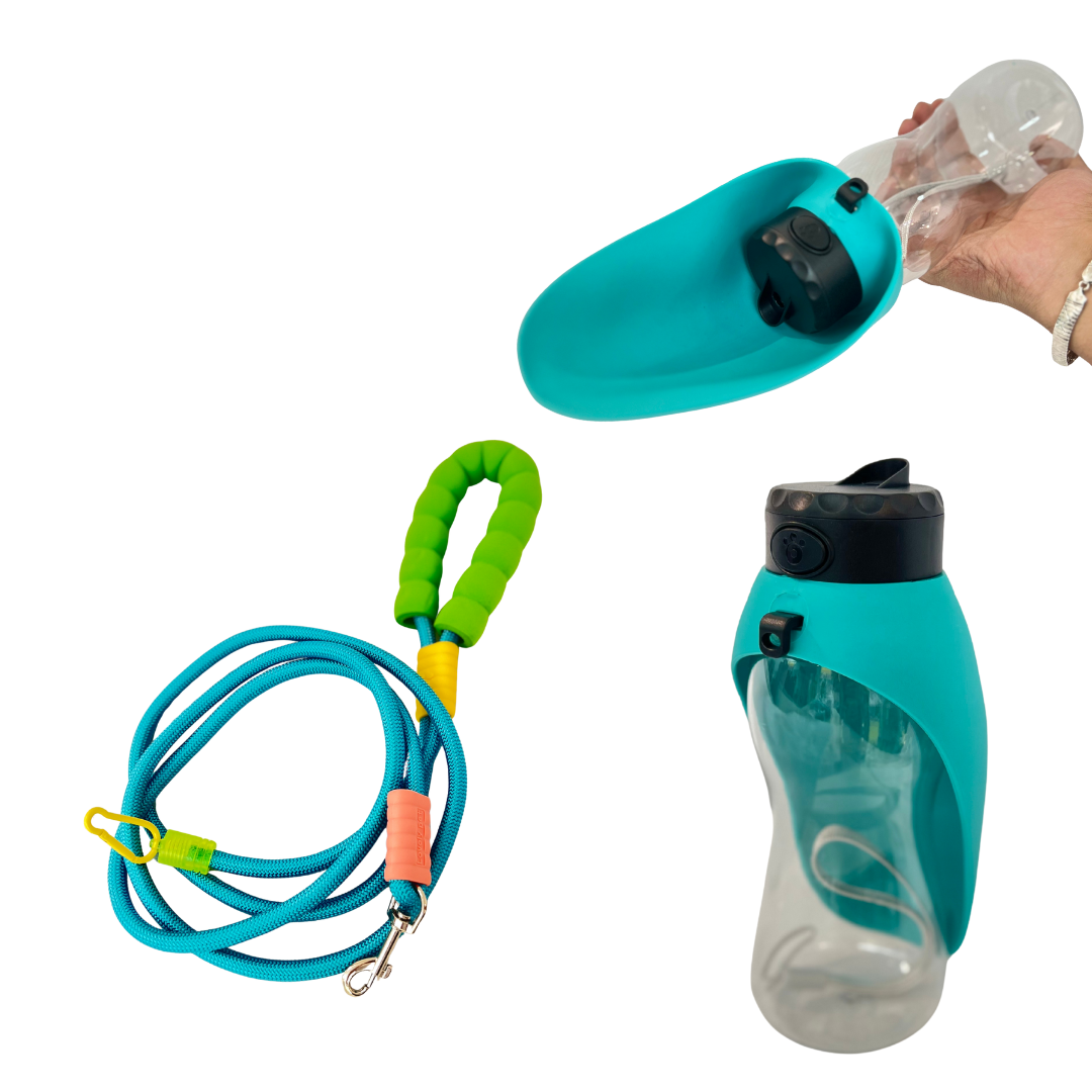 Botella 2 en 1 para perro