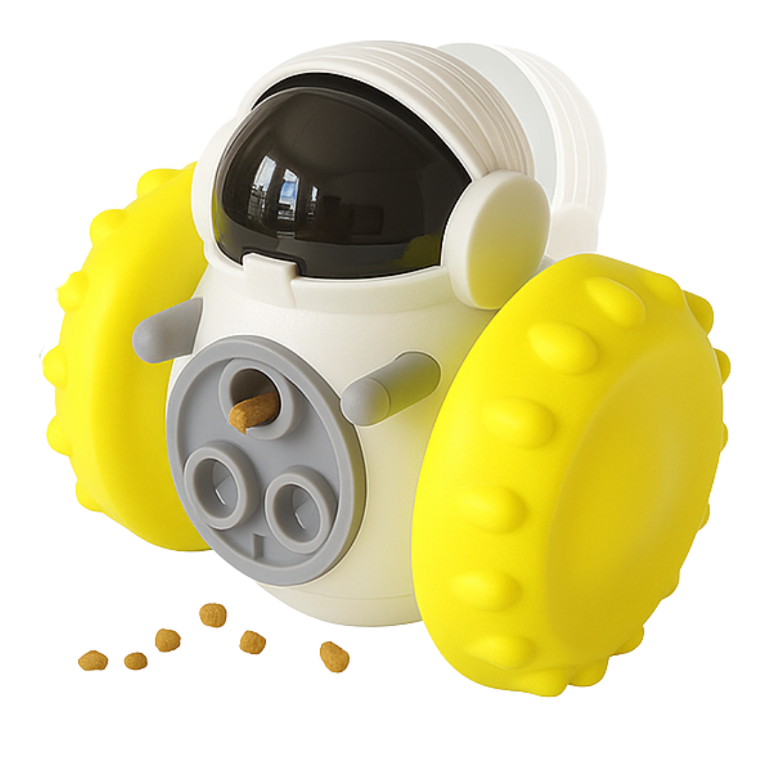 Juguete interactivopara mascotas robot bota premios