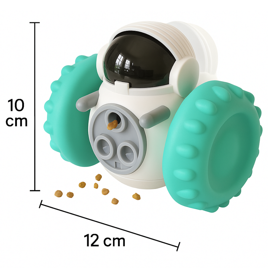 Juguete interactivopara mascotas robot bota premios