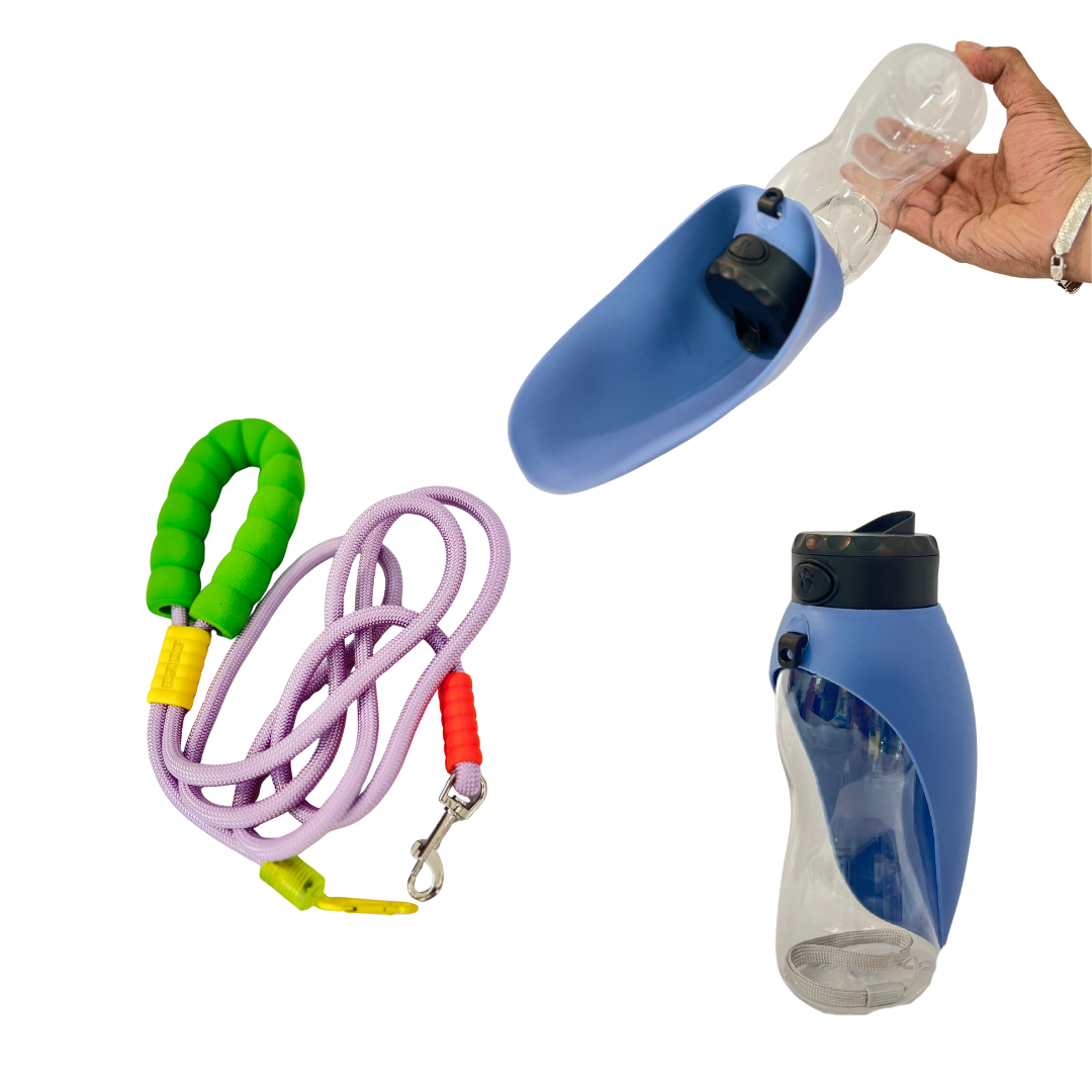 Botella 2 en 1 para perro