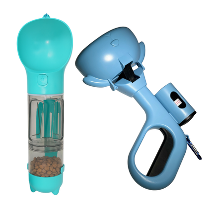 Combo Mascota (Botella 4 en 1 y pala recogepopo)