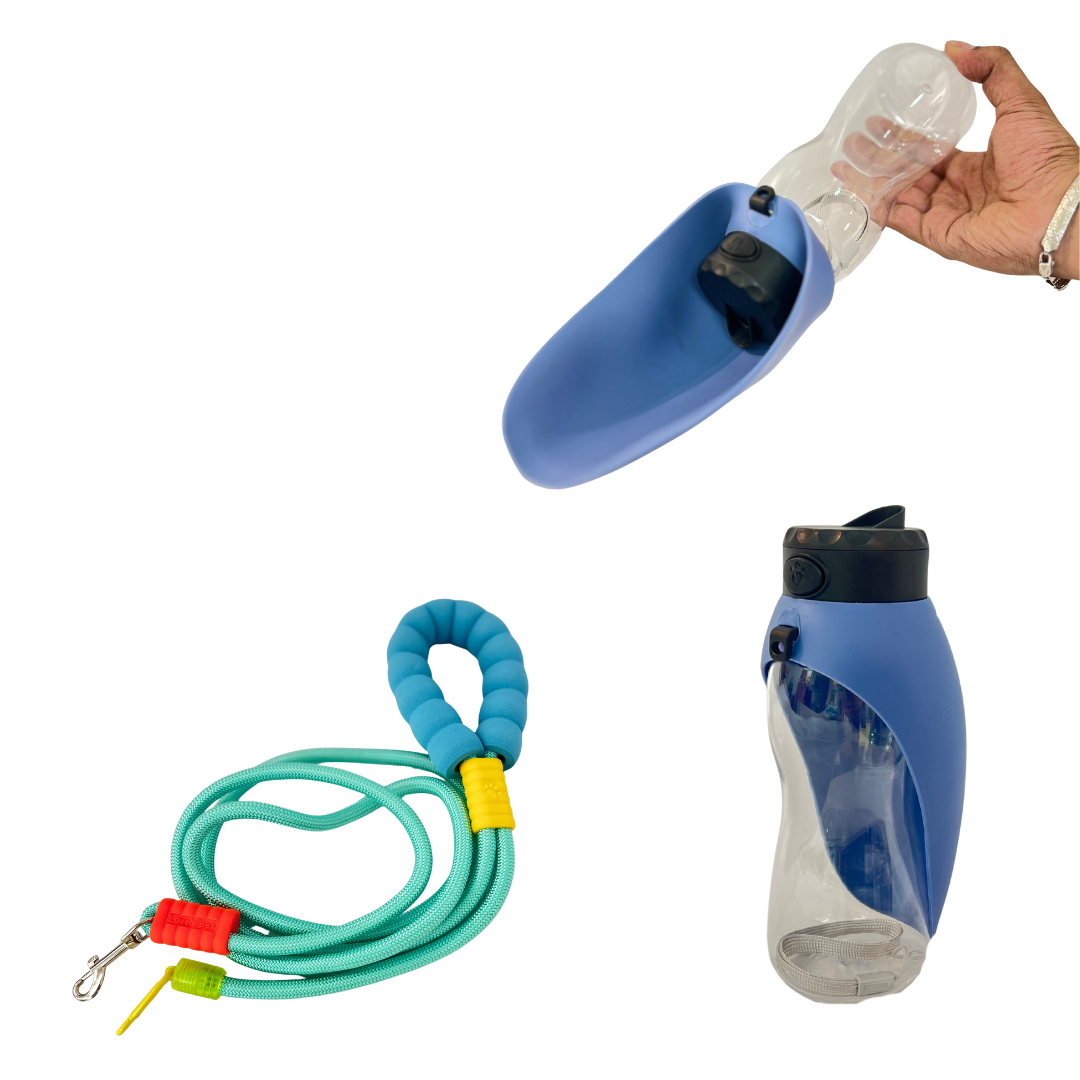 Botella 2 en 1 para perro