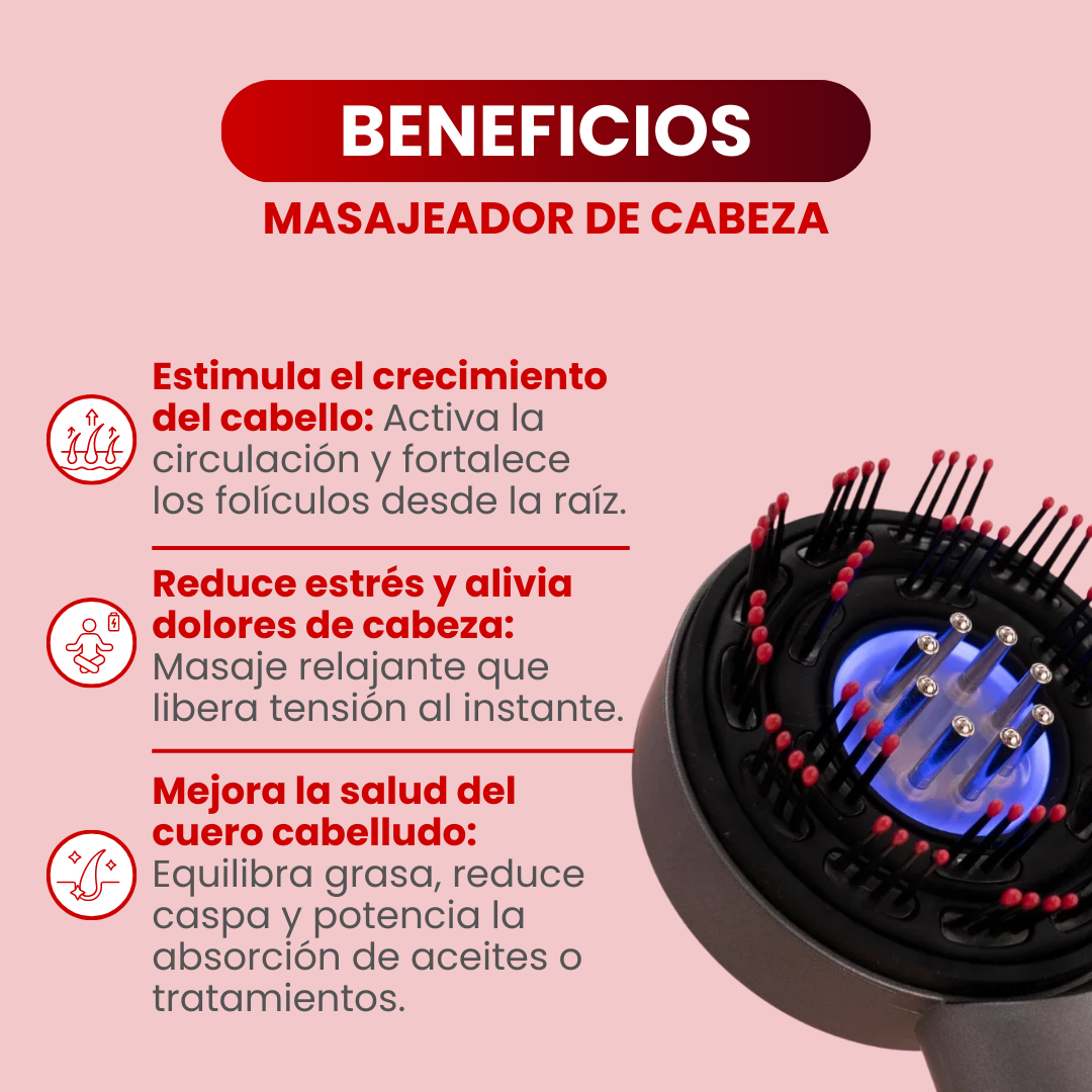 Masajeador de cabeza