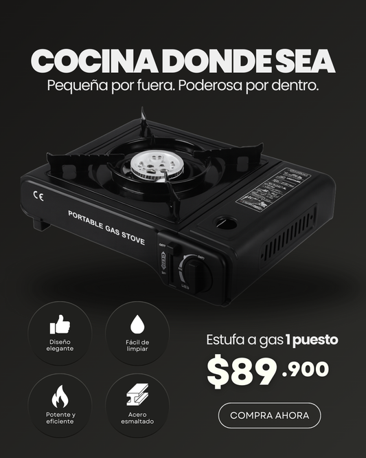 Estufa a gas 1 puesto