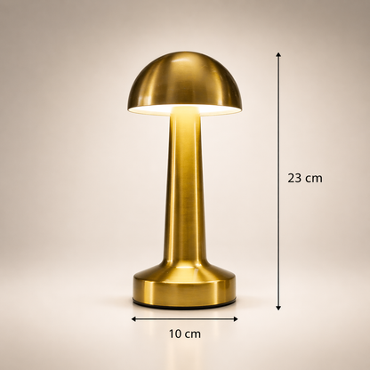 Lampara led dorada  x 2