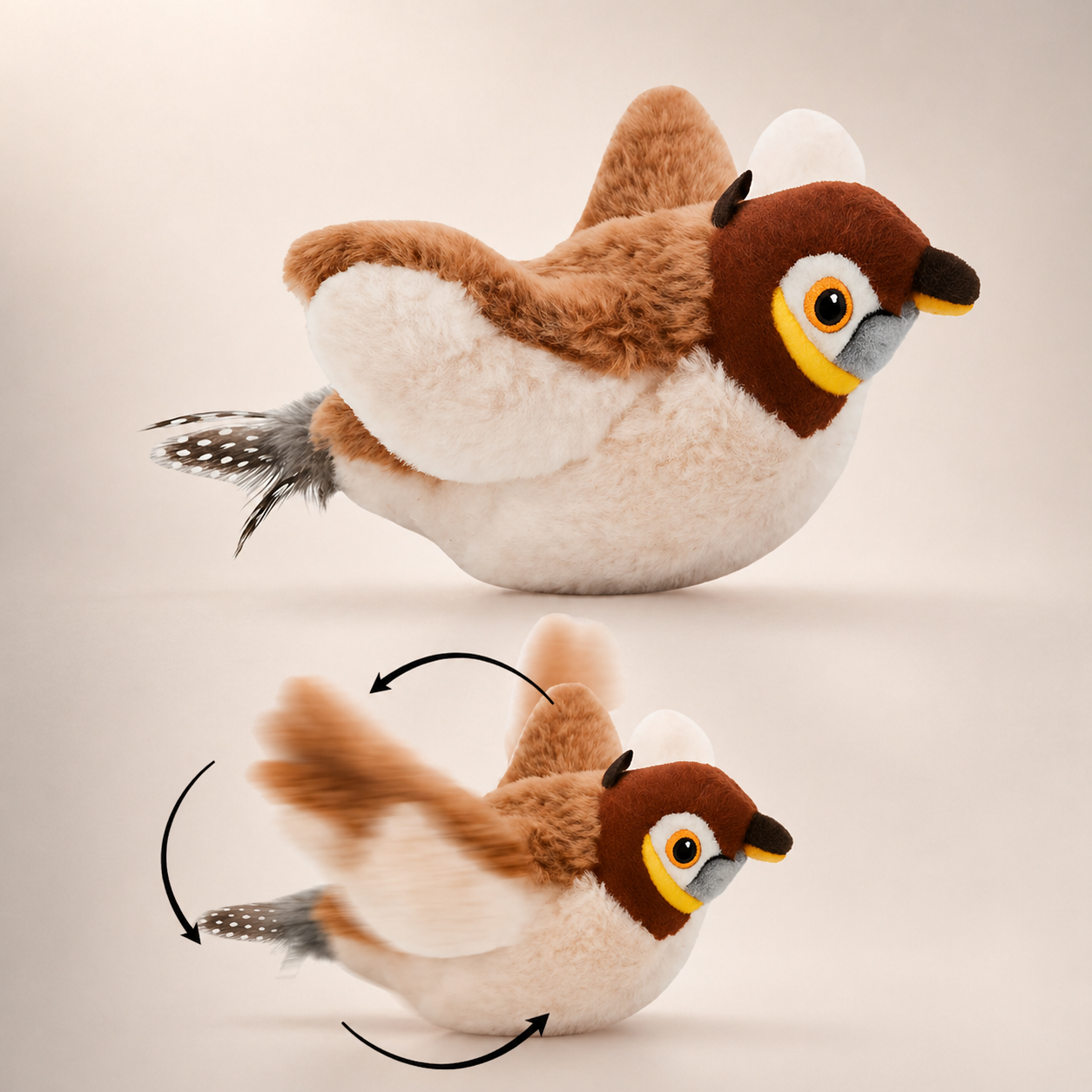 Juguete interactivo pajaro para mascotas