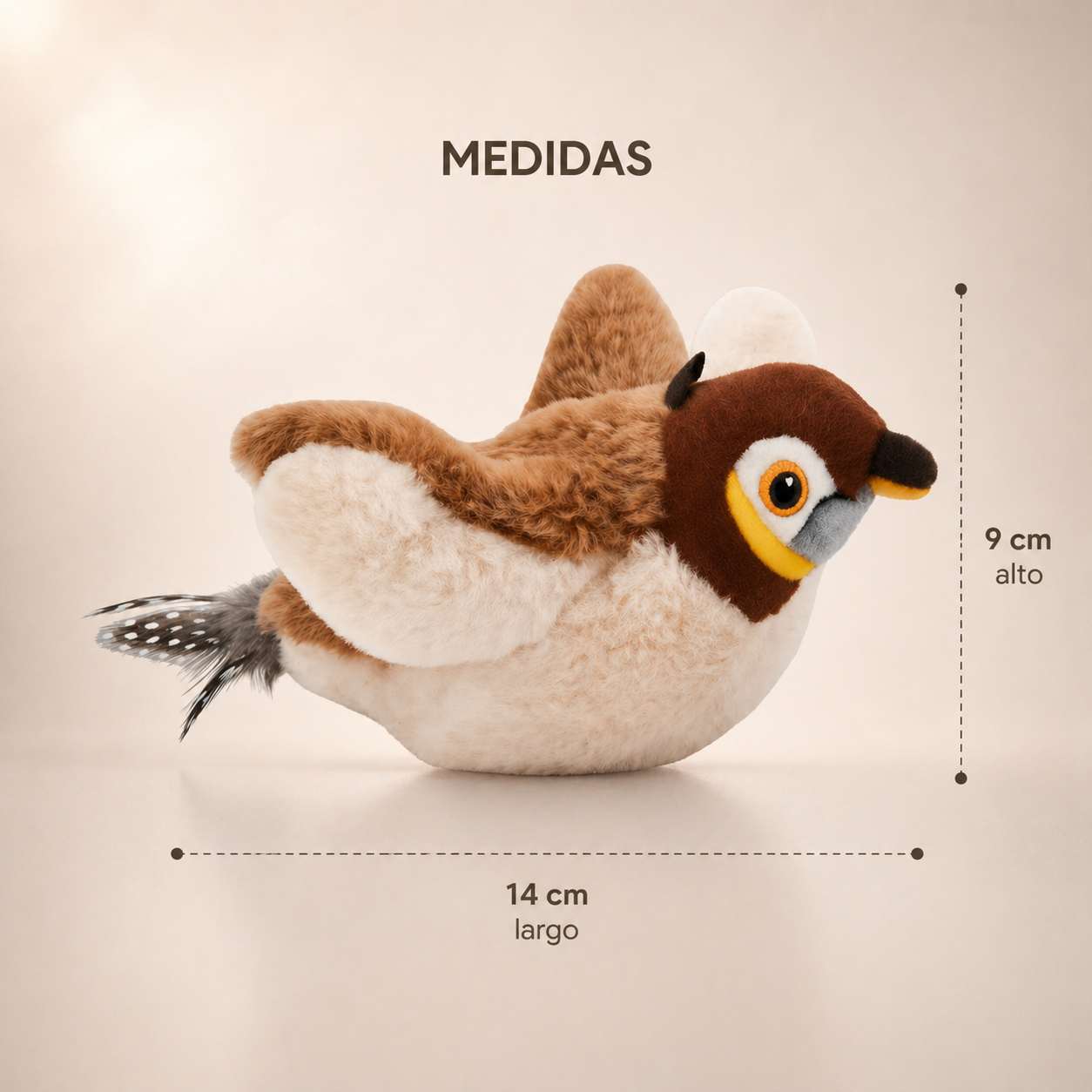 Juguete interactivo pajaro para mascotas