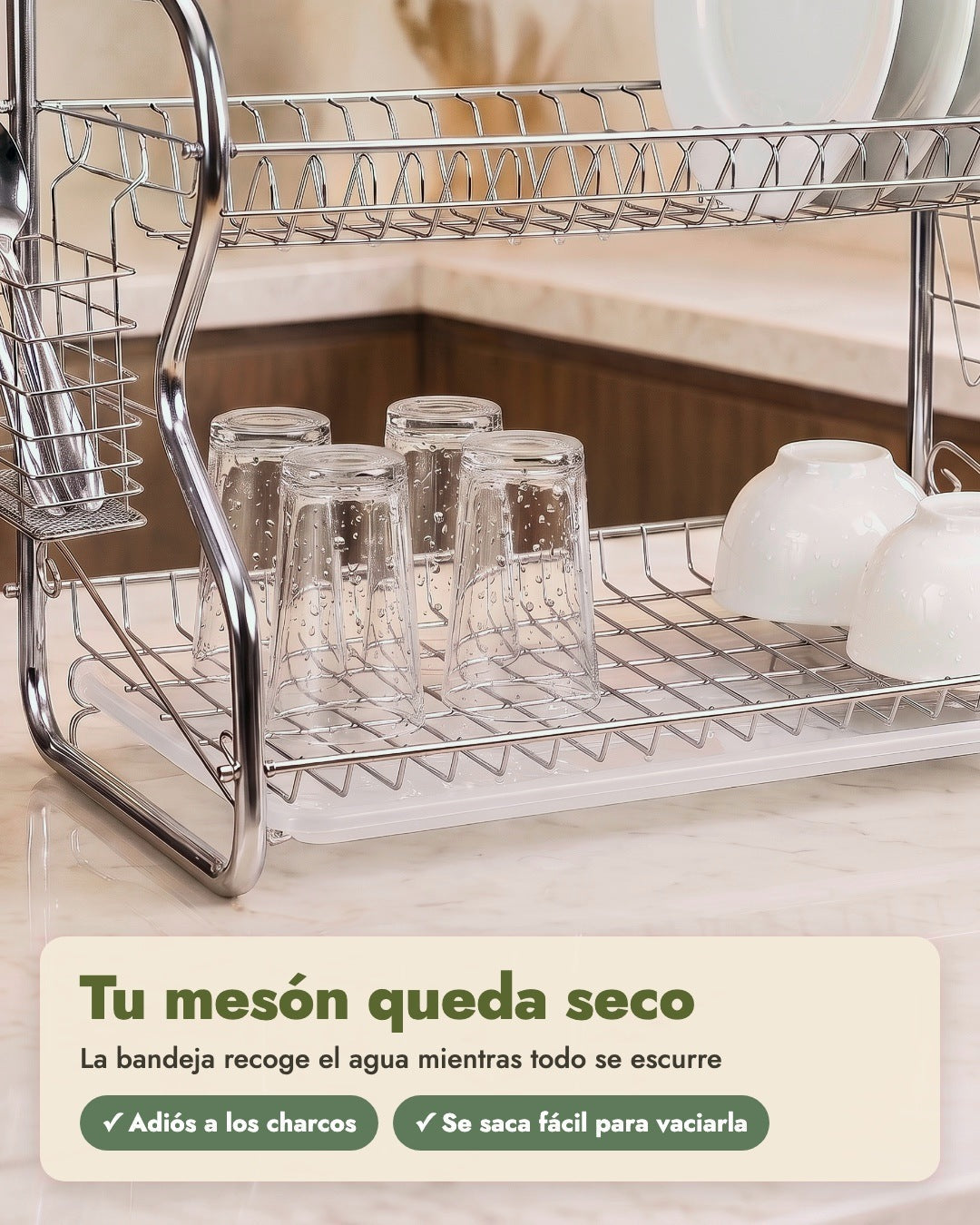 Platero escurridor 2 niveles StrongKing