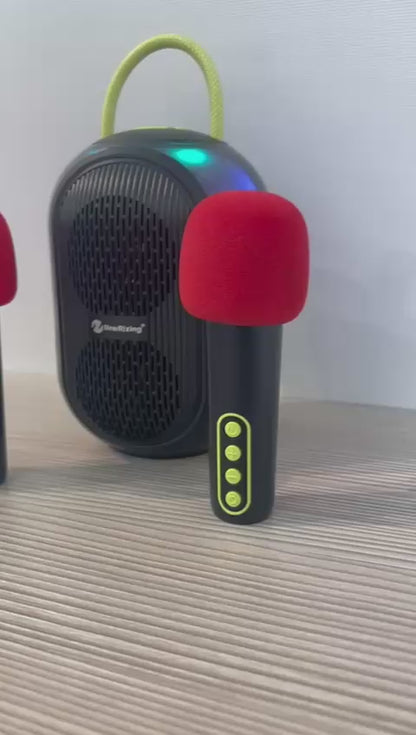 Bafle con microfonos